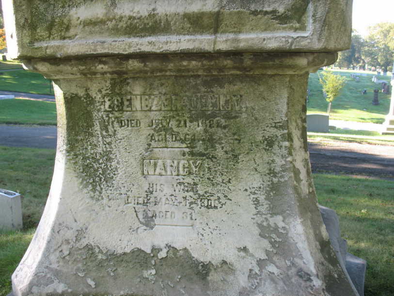 ebenezer grave marker