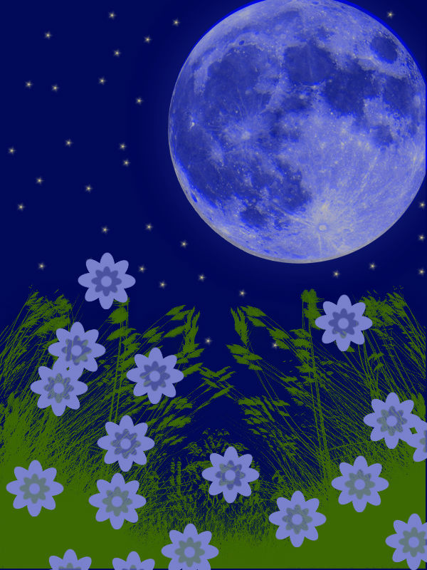 Art Tuesday: Fantasy Moon flowers